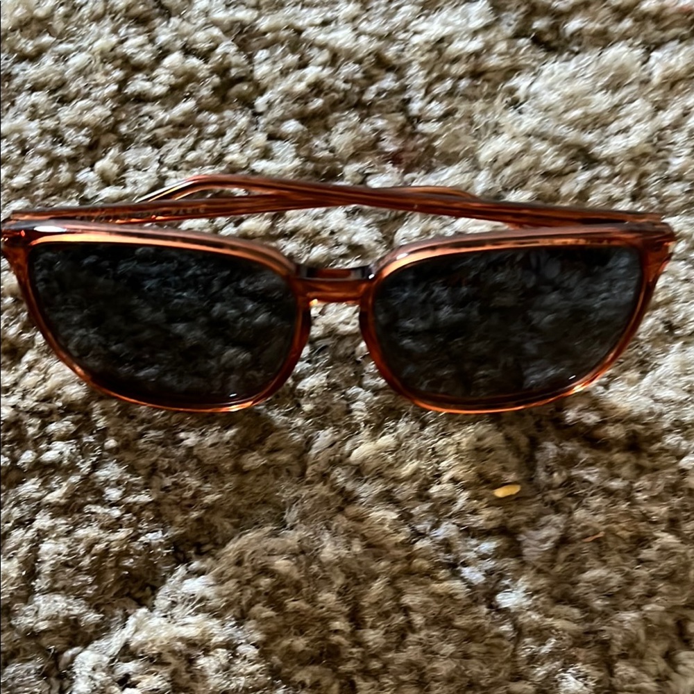 Saint Laurent Brown Rectangular Glasses - image 1